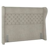 Cabeceira Cama Box Casal Queen 160cm Trinidad P02 Boucle Cru - Mpozenato