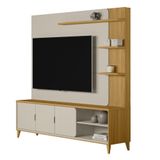 Estante Painel Para Tv 70 Pol 200cm Apollo Tauari/off L06 - Mpozenato