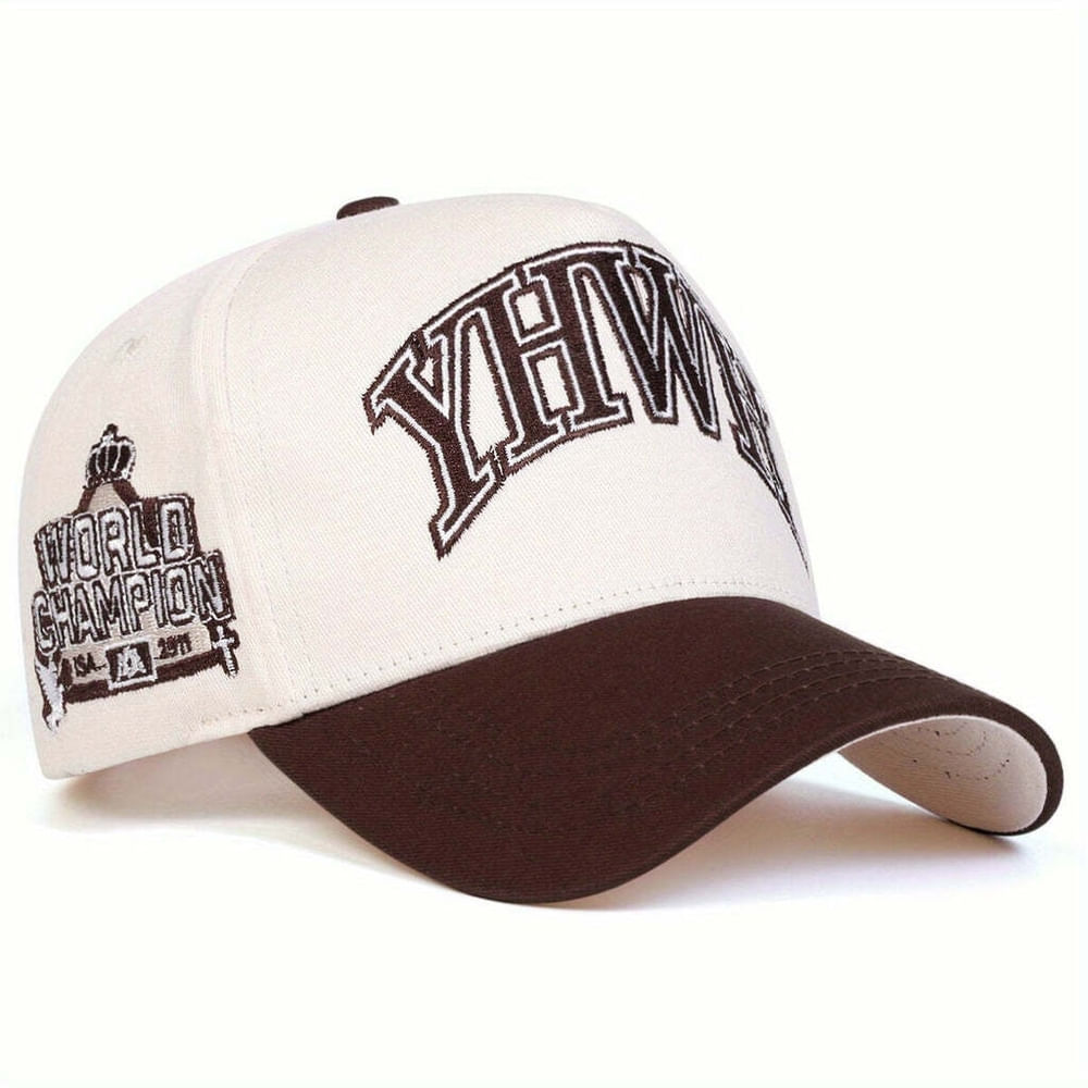 Boné Aba Curva Ajustável Cachalote Yhwh Bicolor Marrom Único