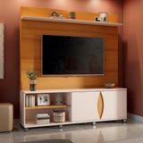 Estante Painel De Tv 65 Pol 180cm Luxor Cinamomo/off - Hb Móveis