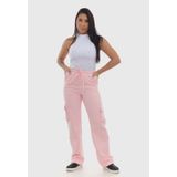Calça Feminina Em Moletom 7926 Quartzo Rosa