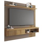 Painel Para Tv Suspenso 65 Pol. Helen C01 Buriti/fendi - Mpozenato