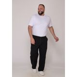 Calça Masculina Plus Size Sarja Preto