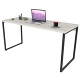 Mesa De Escritório Office 150cm Estilo Industrial Prisma C08 Snow - Mpozenato