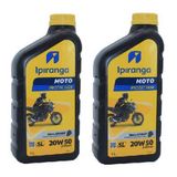 2 Oleo Motor Moto 20w50 Ipiranga Alto Desempenho Protection
