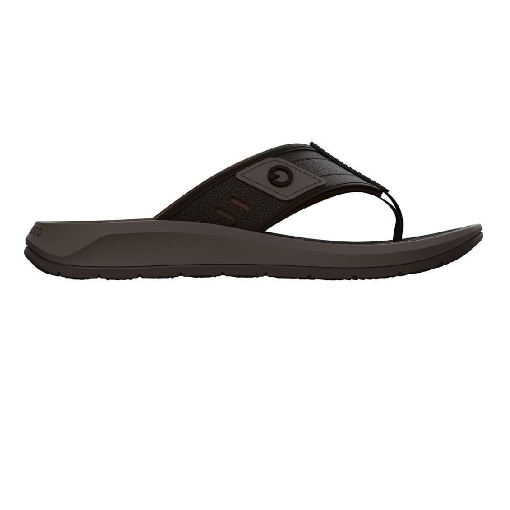 Chinelo Cartago Santorini De Dedo Bege/preto 42