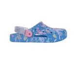 Babuche Grendene Kids Disney Fun Print I Azul/glitter/rosa 32-33