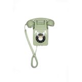 Telefone Fixo Retrô Com Botão De Pressão Montado Na Parede Gpo 746 Verde
