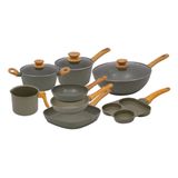 Jogo 8 Panela Cerâmica Indução Verde Style Cook Mimo Style