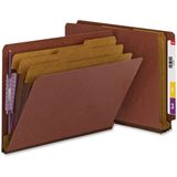 File Folder Smead 100% Reciclado End Tab Prensboard Red