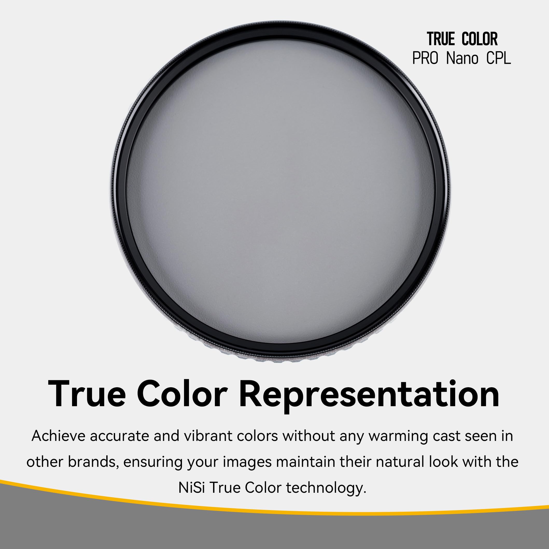 Filtro Polarizador Circular Nisi True Color 46mm Para Câmera