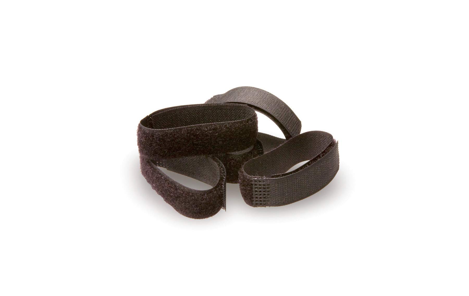 Organizadores De Cabos Hosa Wti-148-100 Hook And Loop Black, Pacote Com 100