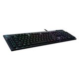 Teclado Para Jogos Logitech G815 Rgb Usb Mechanical Clicky Black