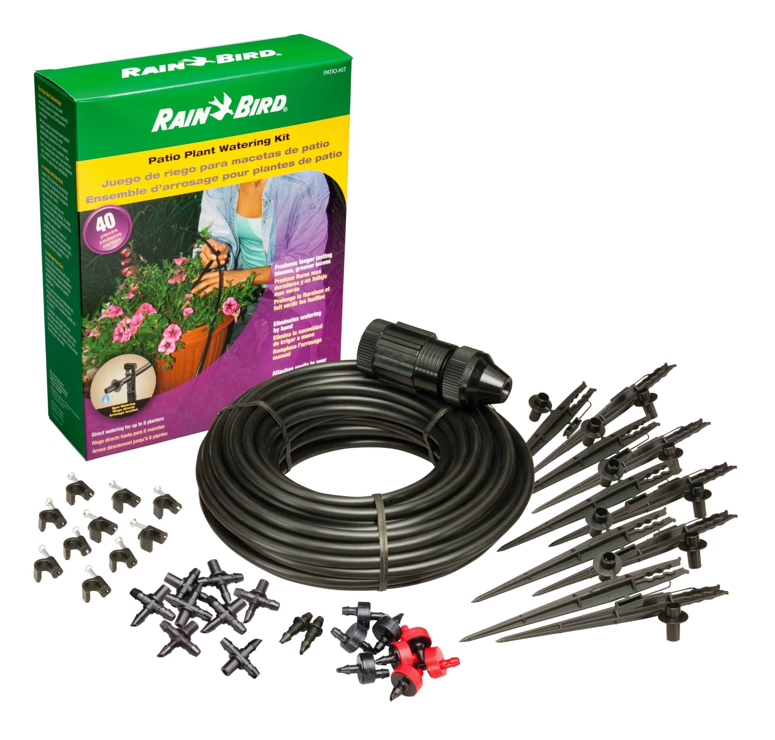 Kit De Irrigação Por Gotejamento Para Pátio Rain Bird Patiokit
