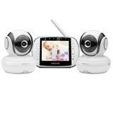 Monitor De Vídeo Para Bebês Motorola Mbp36s-2 Com 2 Câmeras 3.5"