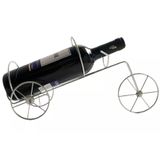 Suporte Garrafa Vinho Inox Bicicleta Luxuoso E Moderno - Porta Garrafa De Vinho Bicicleta Garçom Metal Enfeite - Panami