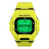 Relógio D Pulso Digital Quadrado Verde Marca Texto Moda 2025