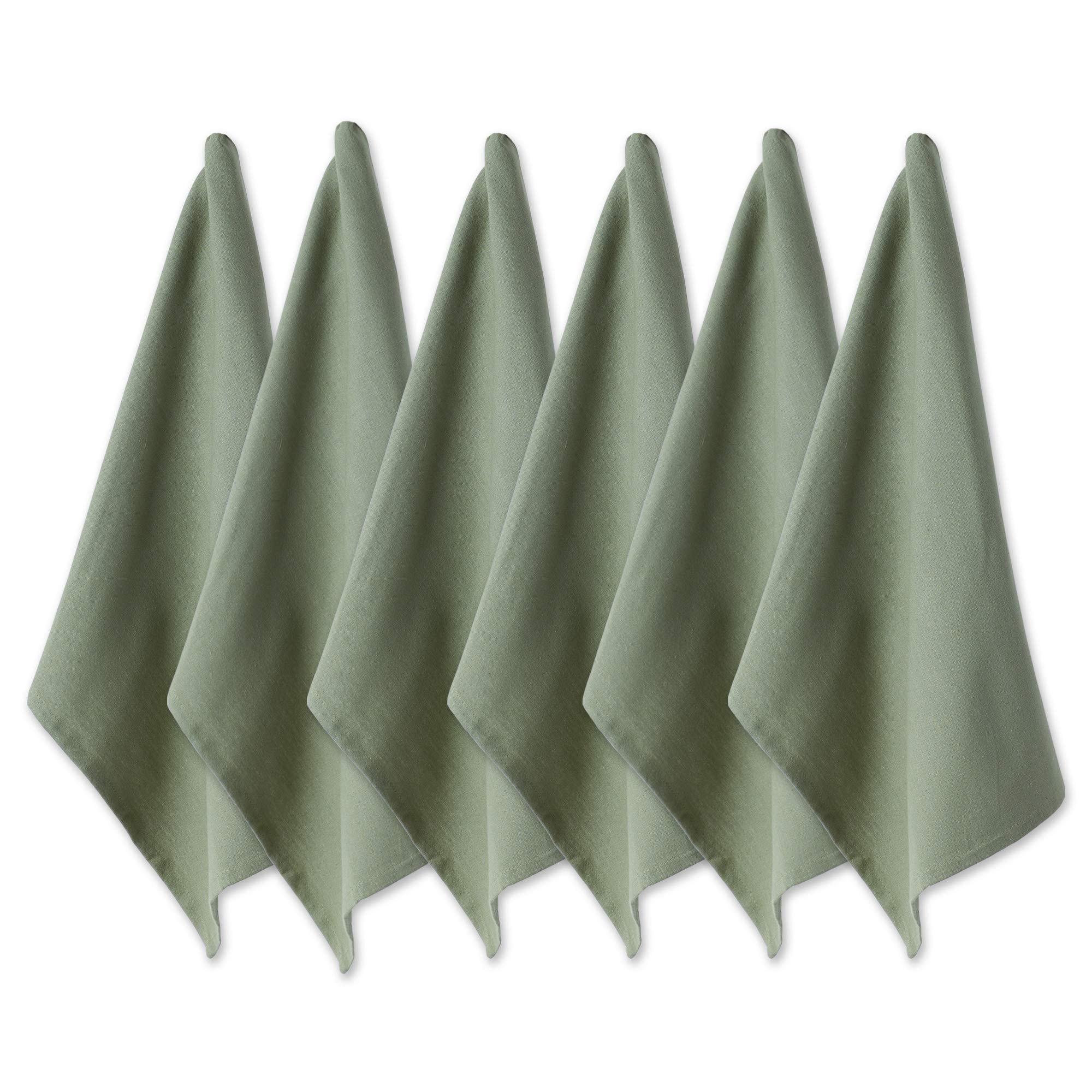 Toalha De Louça Dii Basic De Algodão Sólido, Tecido Plano, 18x28cm, Alcachofra