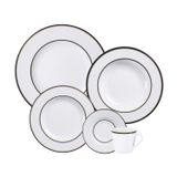 Aparelho De Jantar Tramontina Sienna Em Porcelana Decorada 30 Peças Jogo De Pratos Especial Tramontina