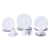 Aparelho De Jantar Tramontina Elisa Em Porcelana Decorada 20 Peças Jogo De Pratos Tramontina
