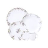 Aparelho De Jantar Tramontina Fogli Em Porcelana Decorada 20 Peças Jogo De Pratos Tramontina