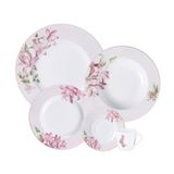 Aparelho De Jantar Tramontina Poème Em Porcelana Decorada 30 Peças Jogo De Pratos Especial Tramontina