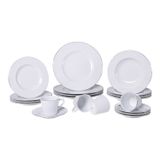 Aparelho De Jantar Tramontina Joana Em Porcelana Decorada 20 Peças Jogo De Pratos Tramontina