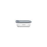 Pote De Vidro Tramontina Vittra Retangular Com Tampa Hermética De Silicone 0,37 L Tramontina