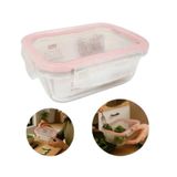 Pote De Vidro 370ml Com Tampa Hermética Com Travas Marmita