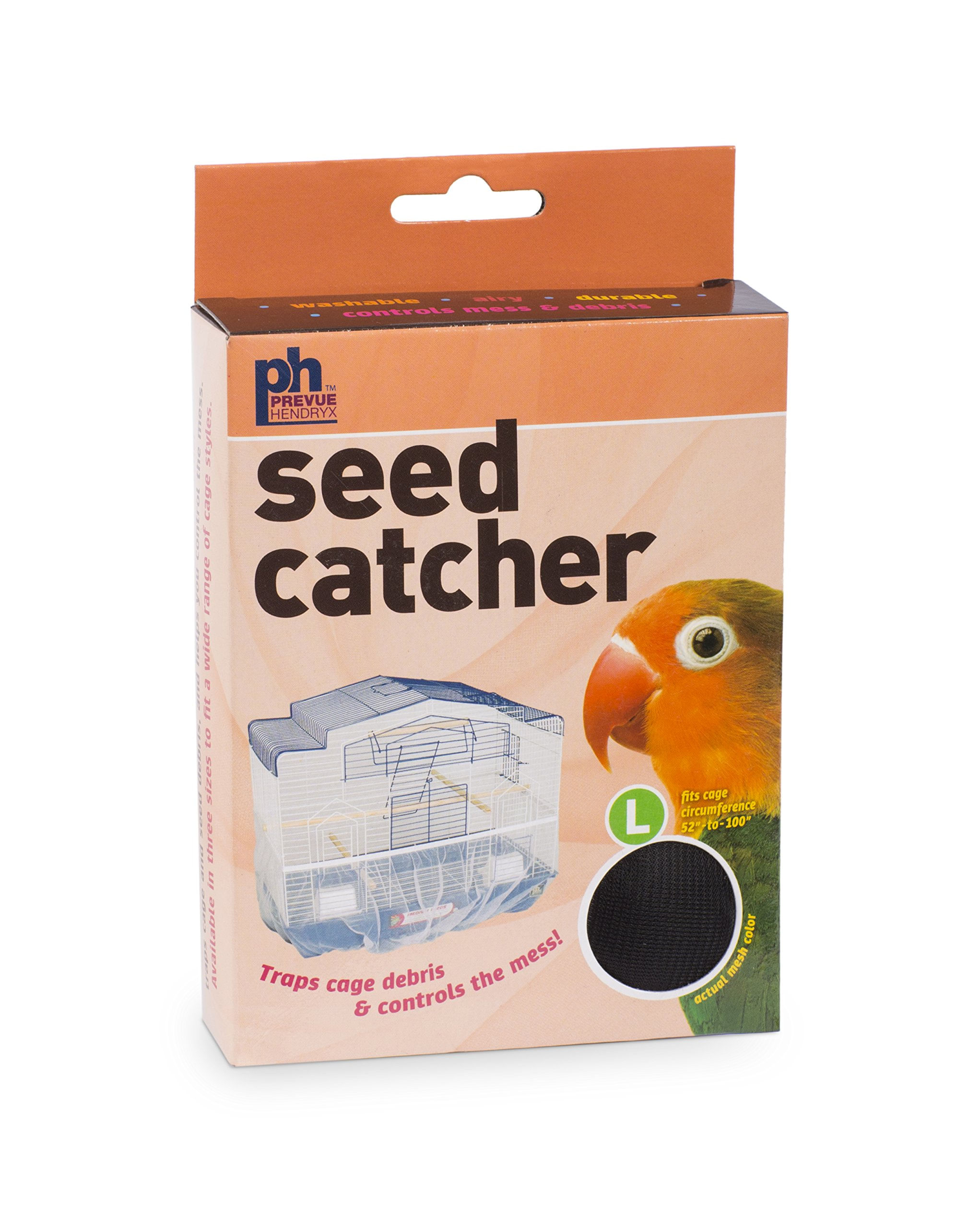 Bird Seed Catcher Prevue Pet Products 822b Black Large