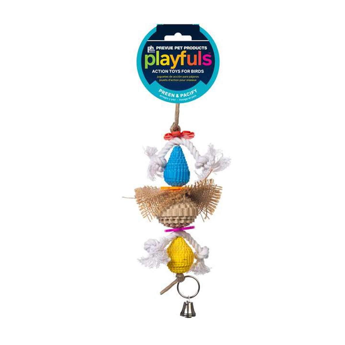 Bird Toy Prevue Hendryx Playfuls Gearhead Para Pássaros