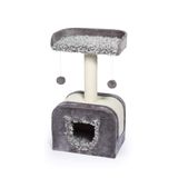 Produtos Para Animais De Estimação Cat Tree Prevue Kitty Power Paws Shag Hideaway
