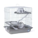 Produtos Para Animais De Estimação Hamster Cage Prevue Hamster Haven Grey Medium