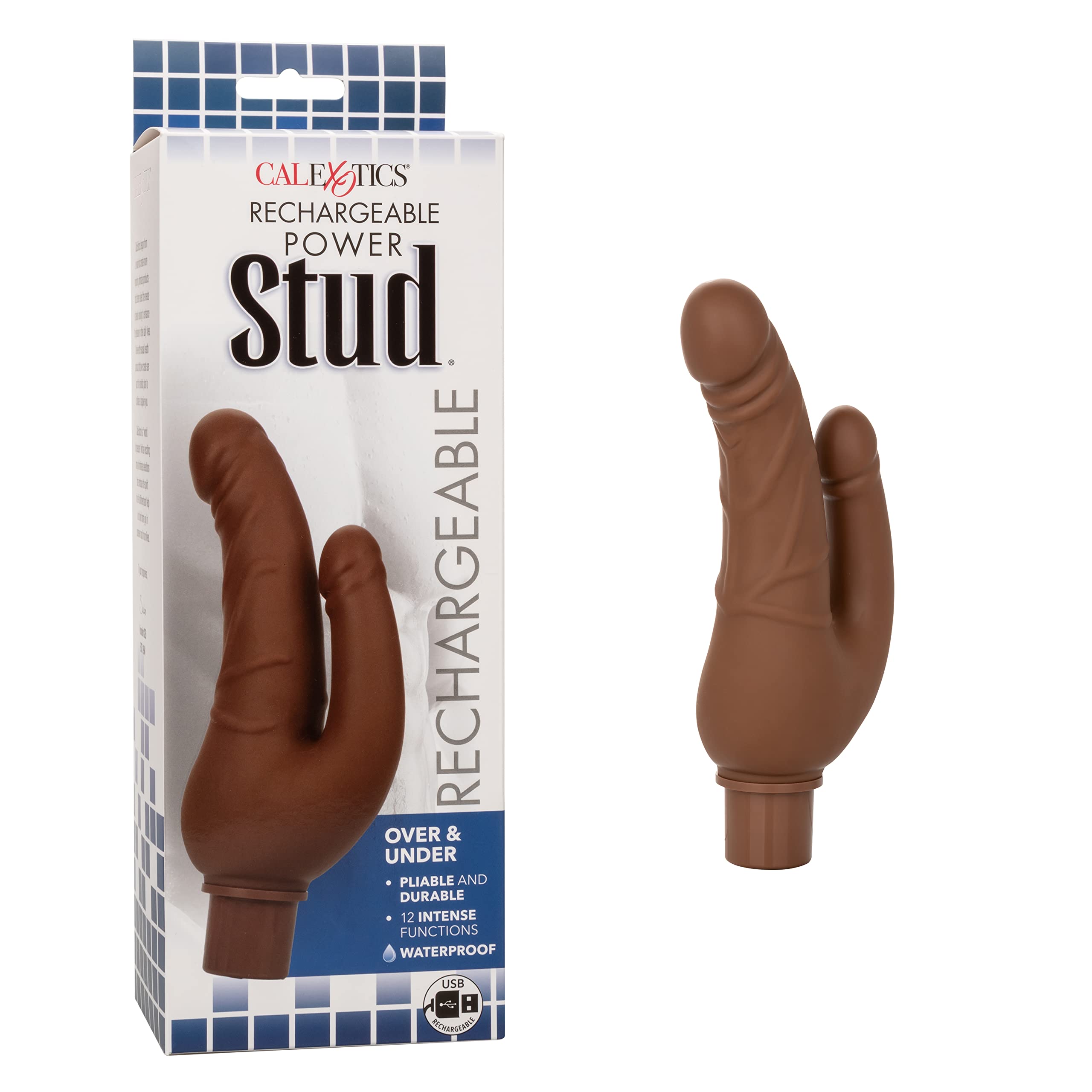 Vibrador Calexotics Recarregável Power Stud Over &amp; Under