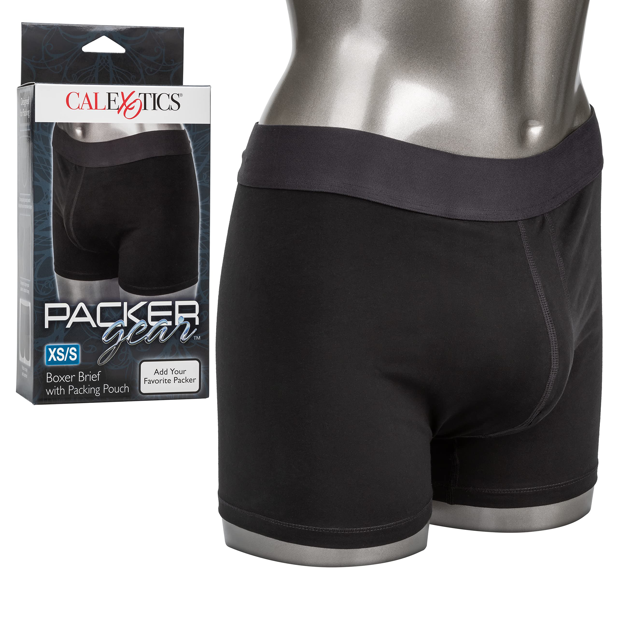 Cueca Boxer Cleanteam Se-1576-65-3 Packer Gear™ Com Bolsa De Embalagem