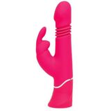 Vibrador Happy Rabbit Thrusting Recarregável Rosa