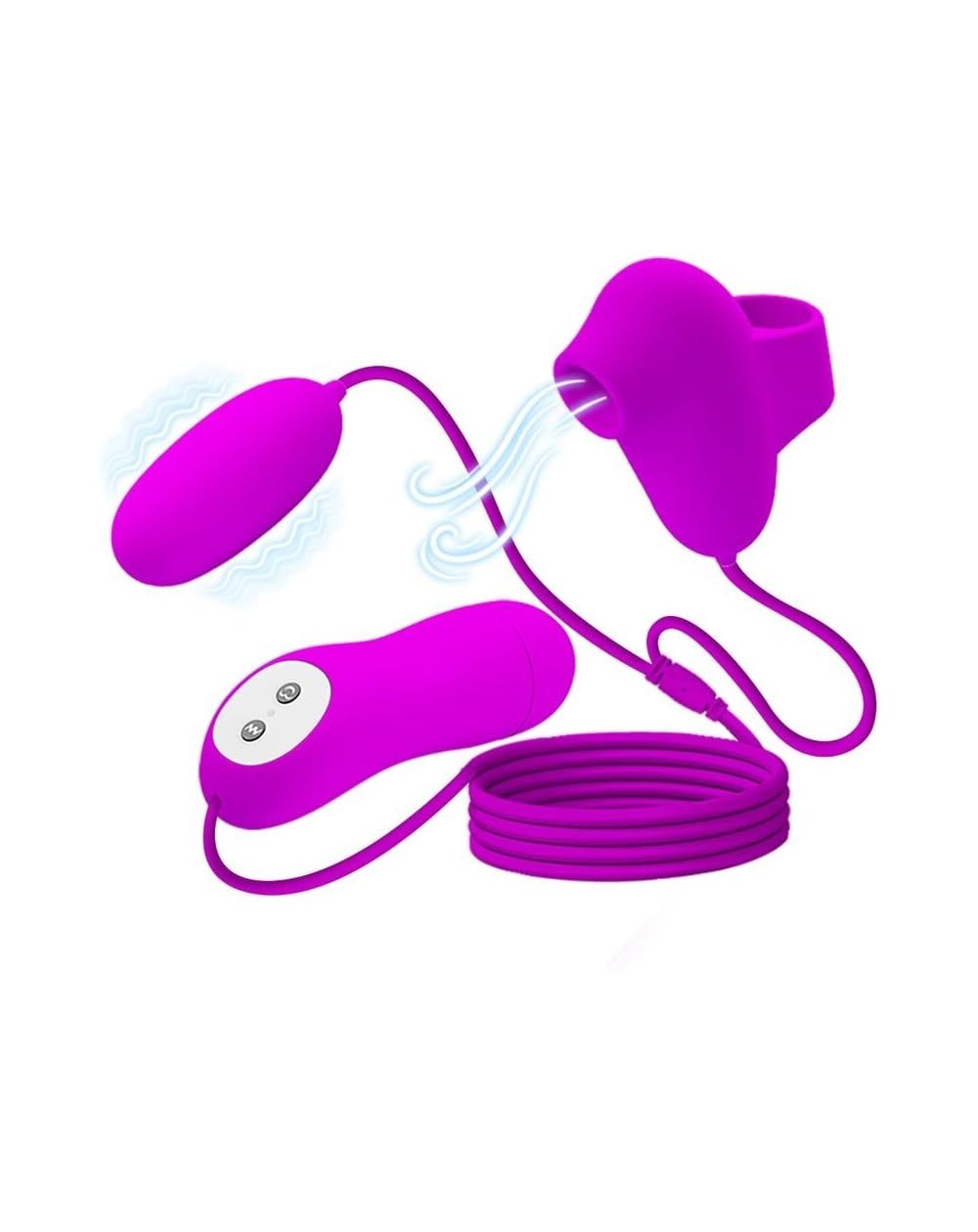 Vibrador E Bala De Sucção Pretty Love Bala