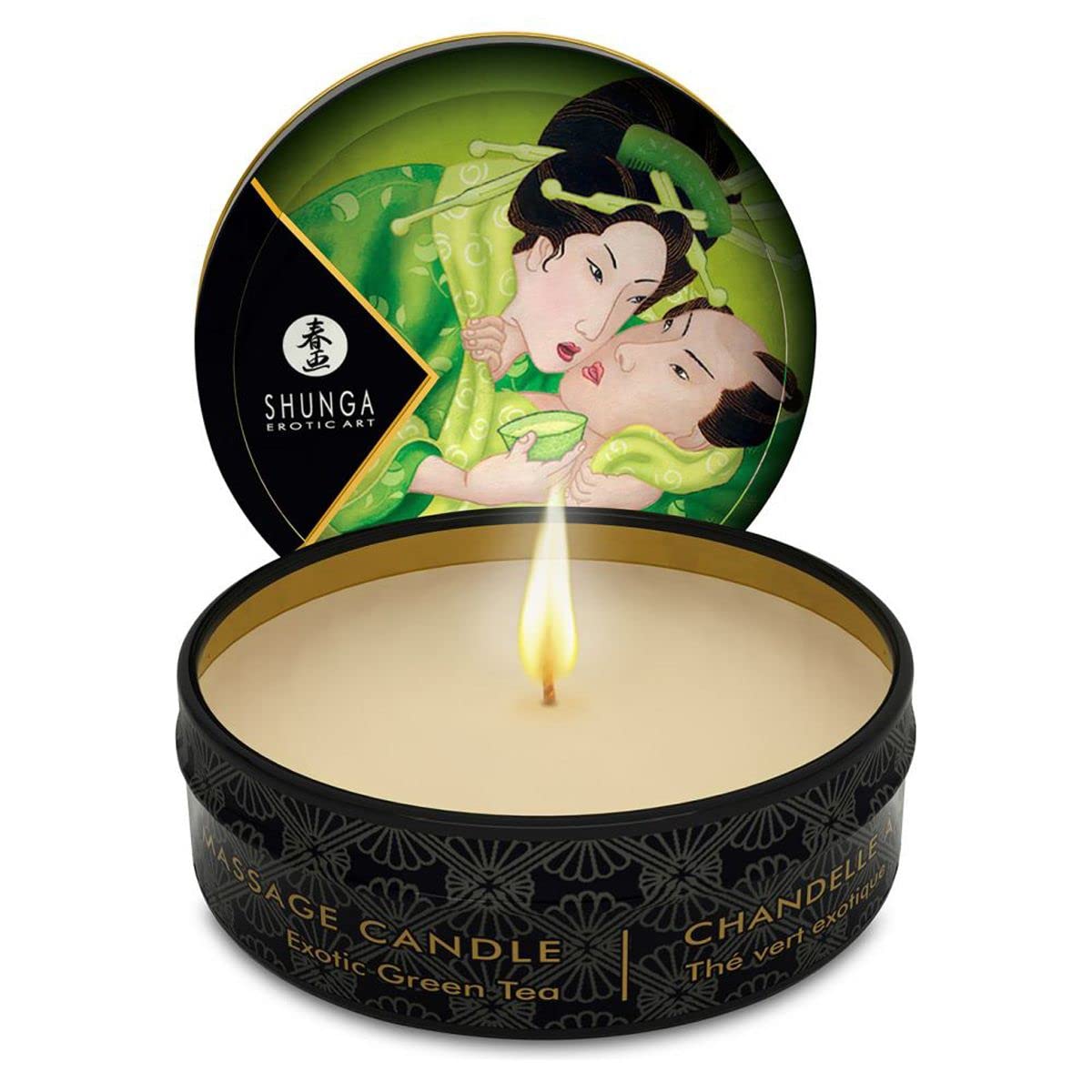 Vela De Massagem Shunga Erotic Green Tea 30ml