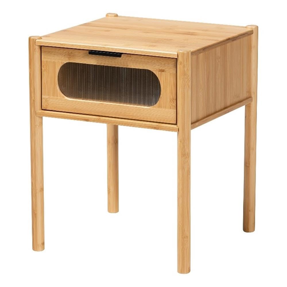 Mesa Final Baxton Studio Naresh Em Madeira De Bambu Marrom Natural