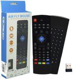 Controle Air Mouse Para 2.4g Teclado Sem Fio Remoto Smartv