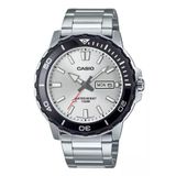 Relógio Casio Masculino Ref: Mtd-125d-7avdf Esportivo Prateado