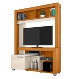 Estante Para Tv 50 Polegadas 1 Porta 136 Cm Flavia Madetec Cinamomo Off White