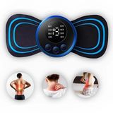 Mini Massageador Elétrico Ems Sem Fio Portátil Recarregável Dor Pescoço Coluna Pernas