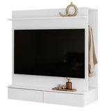 Closet Com Painel Wave 108cm 2 Gavetas E Cabideiro Branco