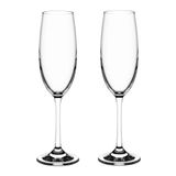 Taças De Champanhe De Cristal Sense 220ml 2 Peças - Haus Concept