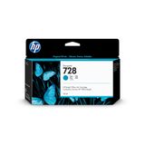 Cartucho De Tinta Hp 728 Cyan 130ml Genuíno (f9j67a) Designjet