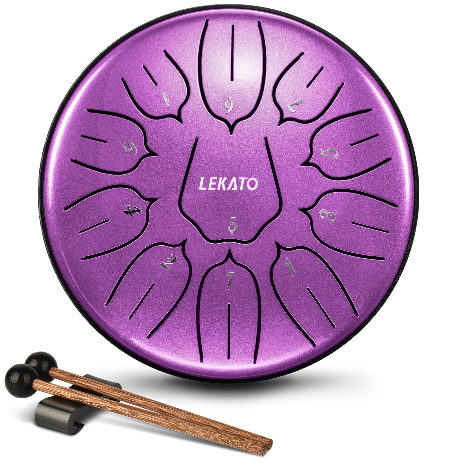 Tambor De Língua De Aço Lekato Rain Drum 6 Polegadas 11 Notas D Maior