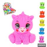 Unicornio Anti Stress 11cm Com Luz Color - Tudo Em Caixa
