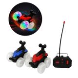 Carrinho De Controle Remoto Com Luzes E Som Giro De 360