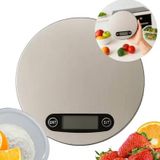 Balança De Cozinha Digital Redonda 10 Kilos Receitas E Dieta